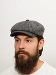 Кепка LIERYS арт. 6880501 8-PANEL CAP WOOL (серый)